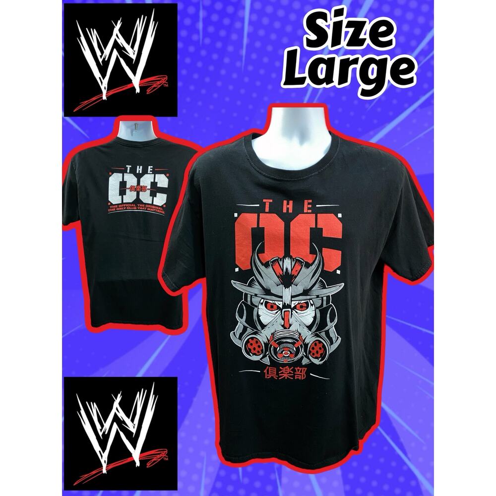 WWE The OC Club T-Shirt, Women's Large, AJ Styles Luke Gallows Anderson